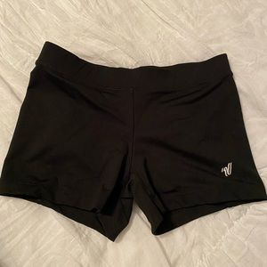 Black varsity spandex